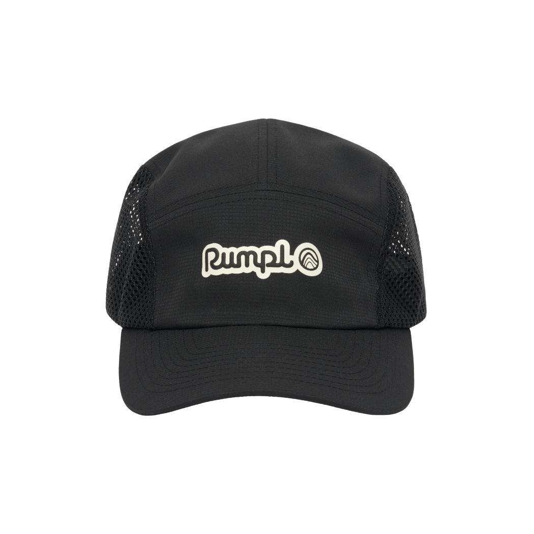 Rumpl Sandstone Runner Hat 5 Panel Runner Hat - Black | Rumpl Blankets for Everywhere Apparel