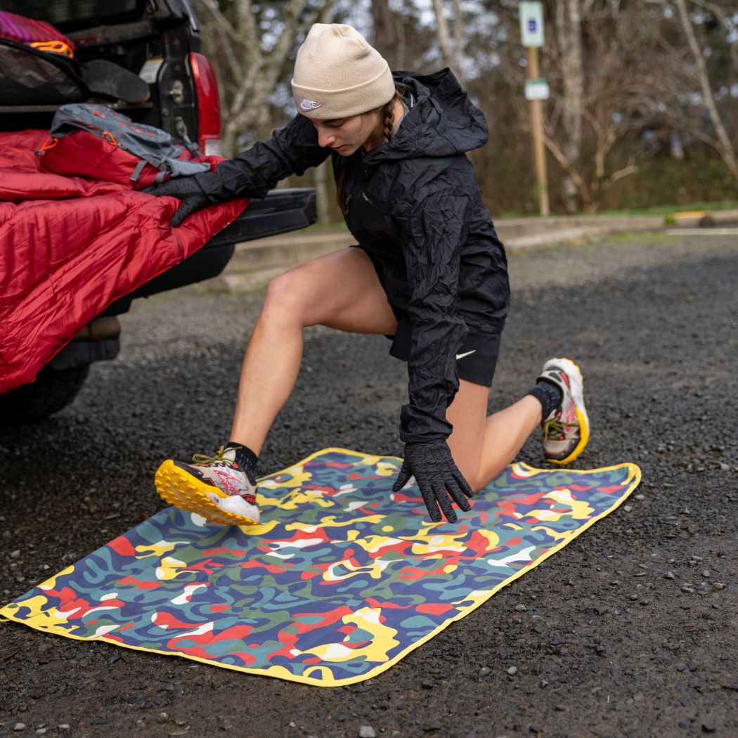 Rumpl Everywhere Mat Mini - Rustic Abstraction Everywhere Mat Mini - Rustic Abstraction | Rumpl Blankets For Everywhere Everywhere Mat Mini