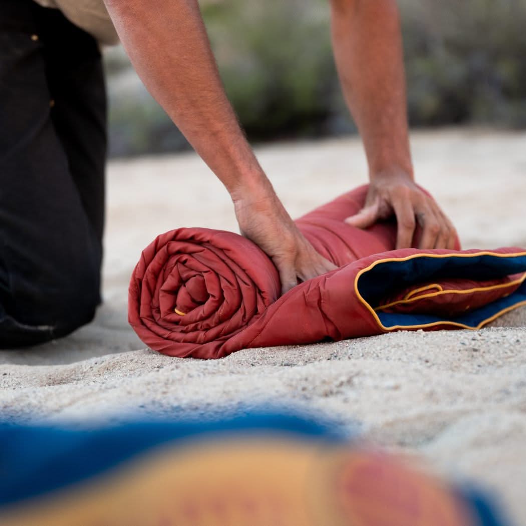 Rumpl Flame Puffy Blanket - Deep Ember Flame Puffy Blanket - Deep Ember | Rumpl Blankets for Everywhere Flame Puffy