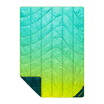 Rumpl Backcountry Puffy Blanket - Ridge Lines Backcountry Puffy Blanket - Ridge Lines | Rumpl Blankets For Everywhere Printed Backcountry Puffy