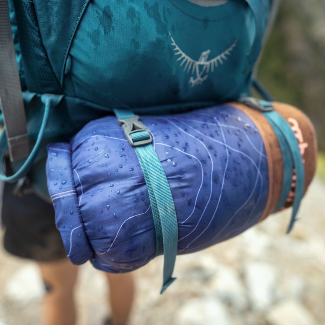 Rumpl Backcountry Puffy Blanket - Trace Valley Marionberry Backcountry Puffy Blanket - Trace Valley Marionberry | Rumpl Blankets For Everywhere Printed Backcountry Puffy