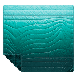 Fleece Puffy 2 Person Blanket - Jade Fade