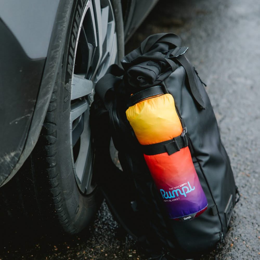 Rumpl NanoLoft® Travel Blanket - Pyro Fade NanoLoft® Travel Blanket - Pyro Fade | Rumpl Blankets For Everywhere Printed Nanoloft Travel