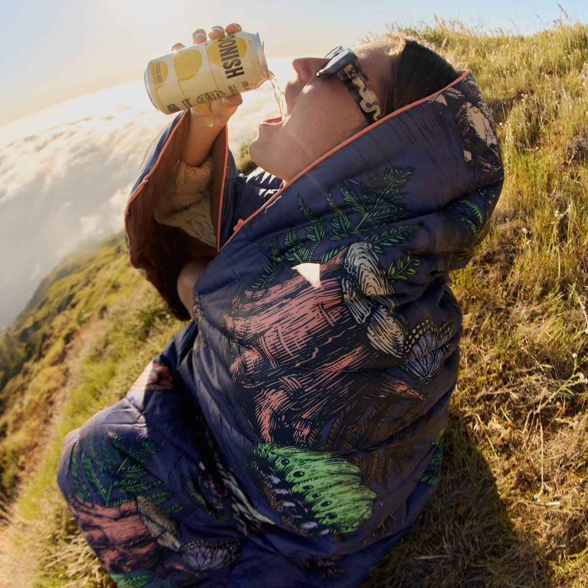 Rumpl Original Puffy Blanket - Forest Floor Original Puffy Blanket - Forest Floor | Rumpl Blankets For Everywhere Printed Original