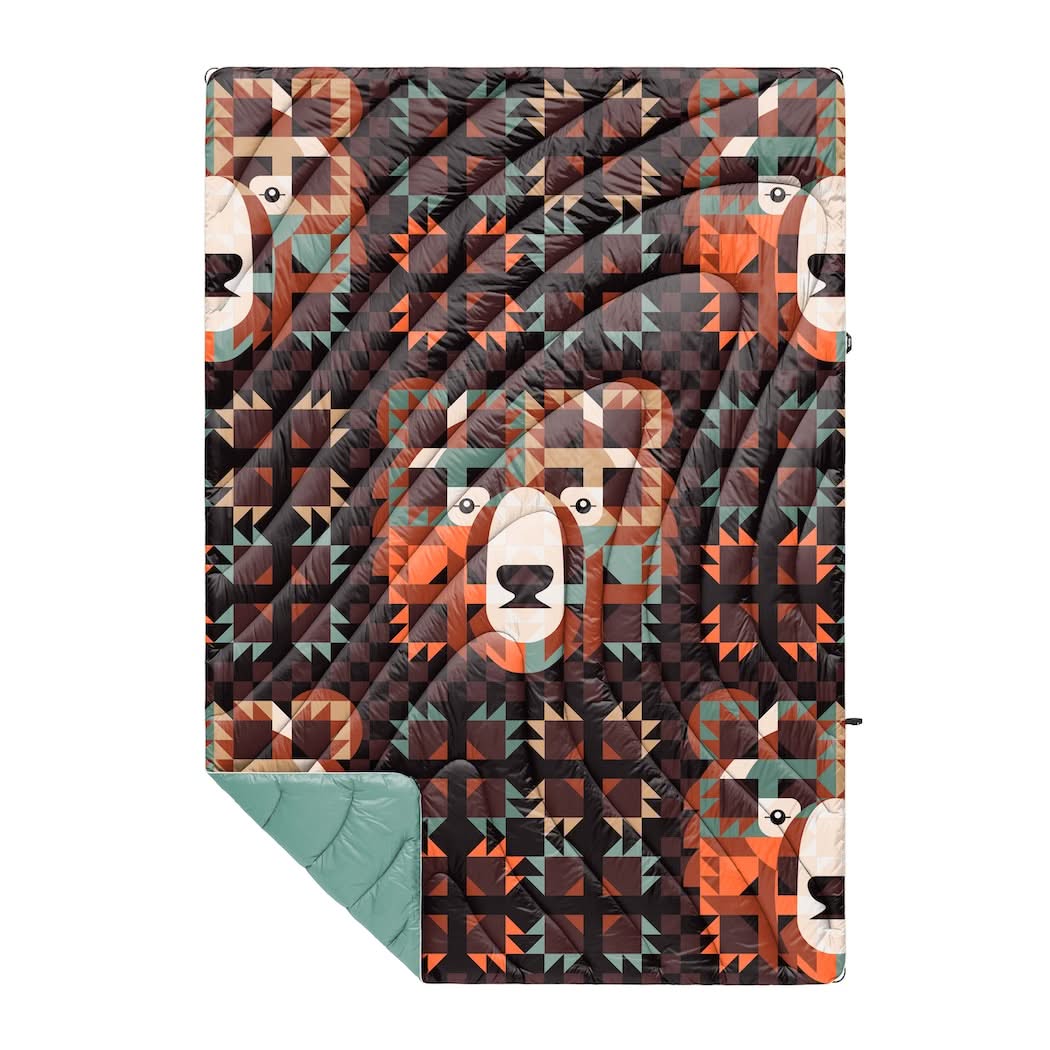 Original Puffy Blanket - Grizzly Slumber | Rumpl Blankets For Everywhere