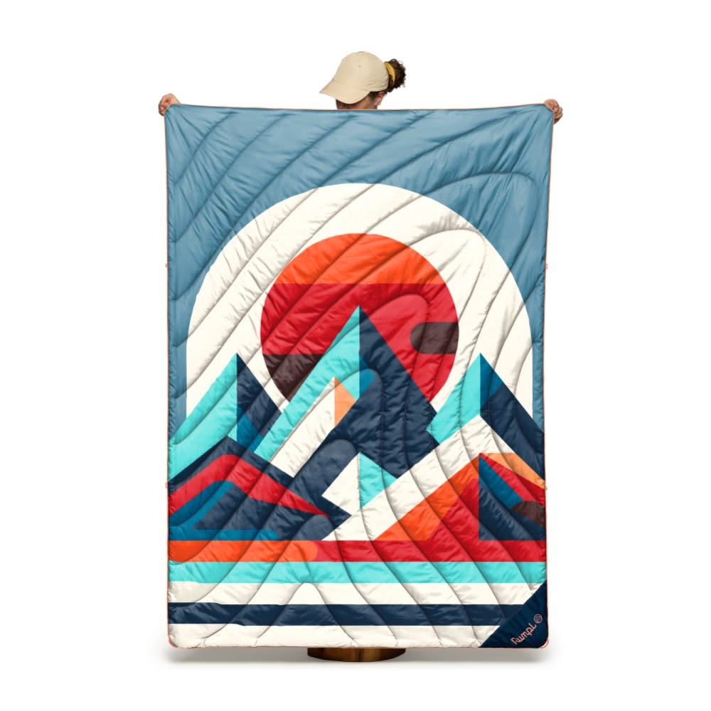 Rumpl Original Puffy Blanket - Radiant Peak Eclipse Original Puffy Blanket - Radiant Peak Eclipse | Rumpl Blankets for Everywhere Printed Original