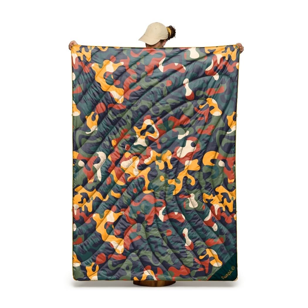 Rumpl Original Puffy Blanket - Rustic Abstraction Original Puffy Blanket - Rustic Abstraction | Rumpl Blankets For Everywhere Printed Original