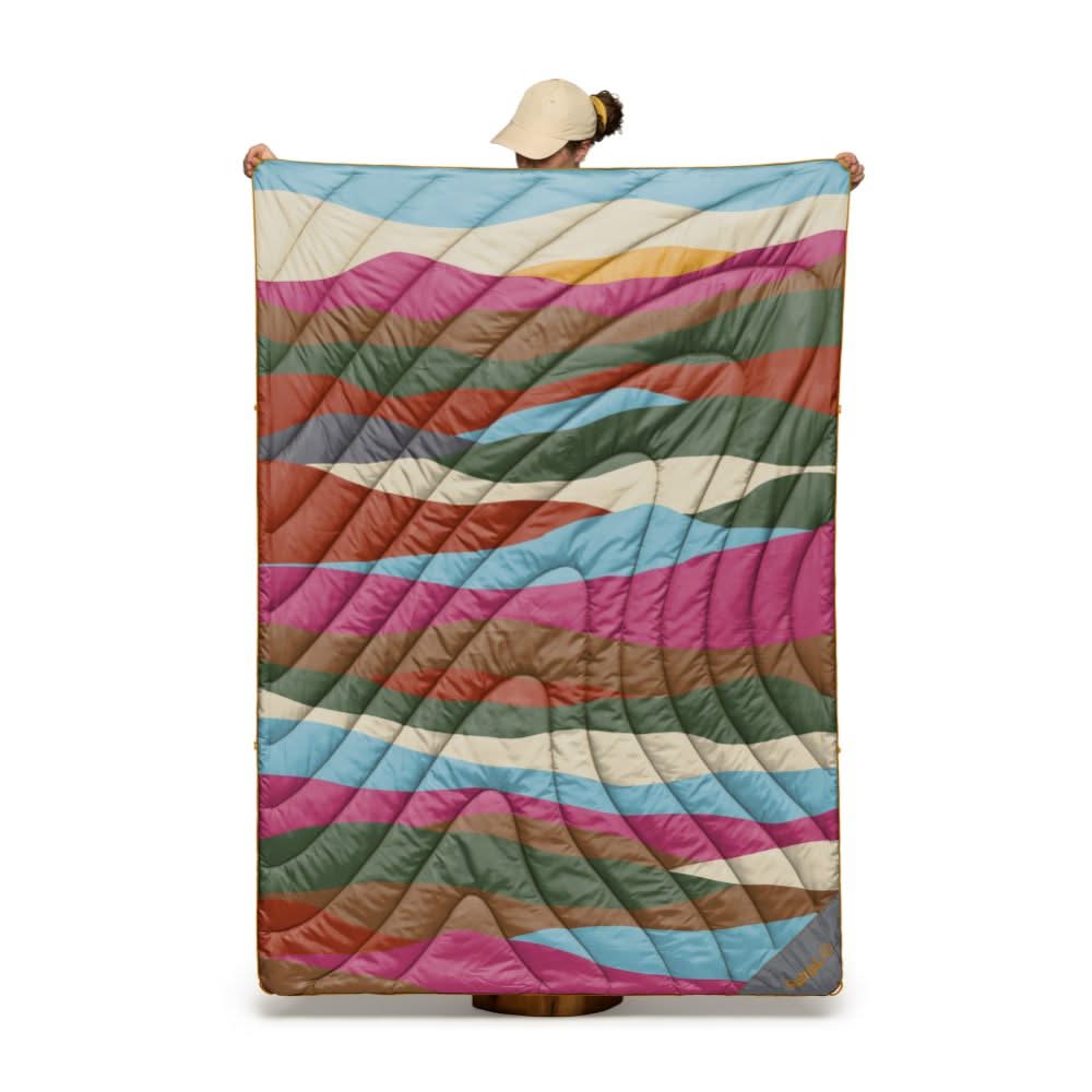 Rumpl Original Puffy Blanket - Terra Firma Amaranth Original Puffy Blanket - Terra Firma Amaranth | Rumpl Blankets for Everywhere Printed Original
