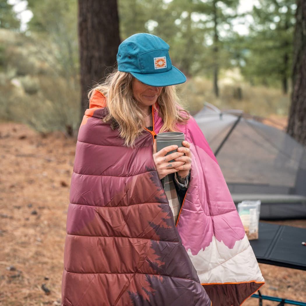 Rumpl Original Puffy Blanket - Teton Dusk Original Puffy Blanket - Teton Dusk | Rumpl Blankets for Everywhere Printed Original