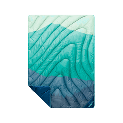 Original Puffy Throw Blanket - Seascape Ridge Mountains