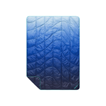 Rumpl Travel Puffy Blanket - Burning Blue Fade Travel Puffy Blanket - Burning Blue Fade | Rumpl Blankets For Everywhere Printed Travel
