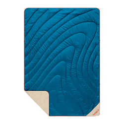 Fleece Puffy Blanket - Seascape Cream