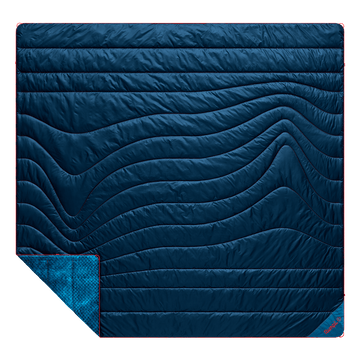 Rumpl Fleece Puffy 2 Person Blanket - Deepwater Fleece Puffy 2 Person Blanket - Deepwater | Rumpl Blankets For Everywhere Solid Fleece Puffy