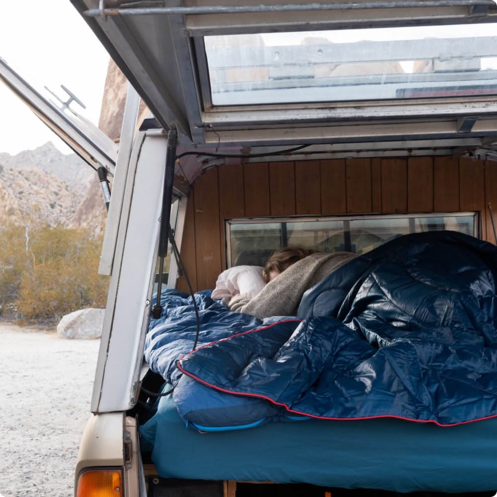 Rumpl Original Puffy 2 Person Blanket - Deepwater Original Puffy 2 Person Blanket - Deepwater | Rumpl Blankets Solid Original