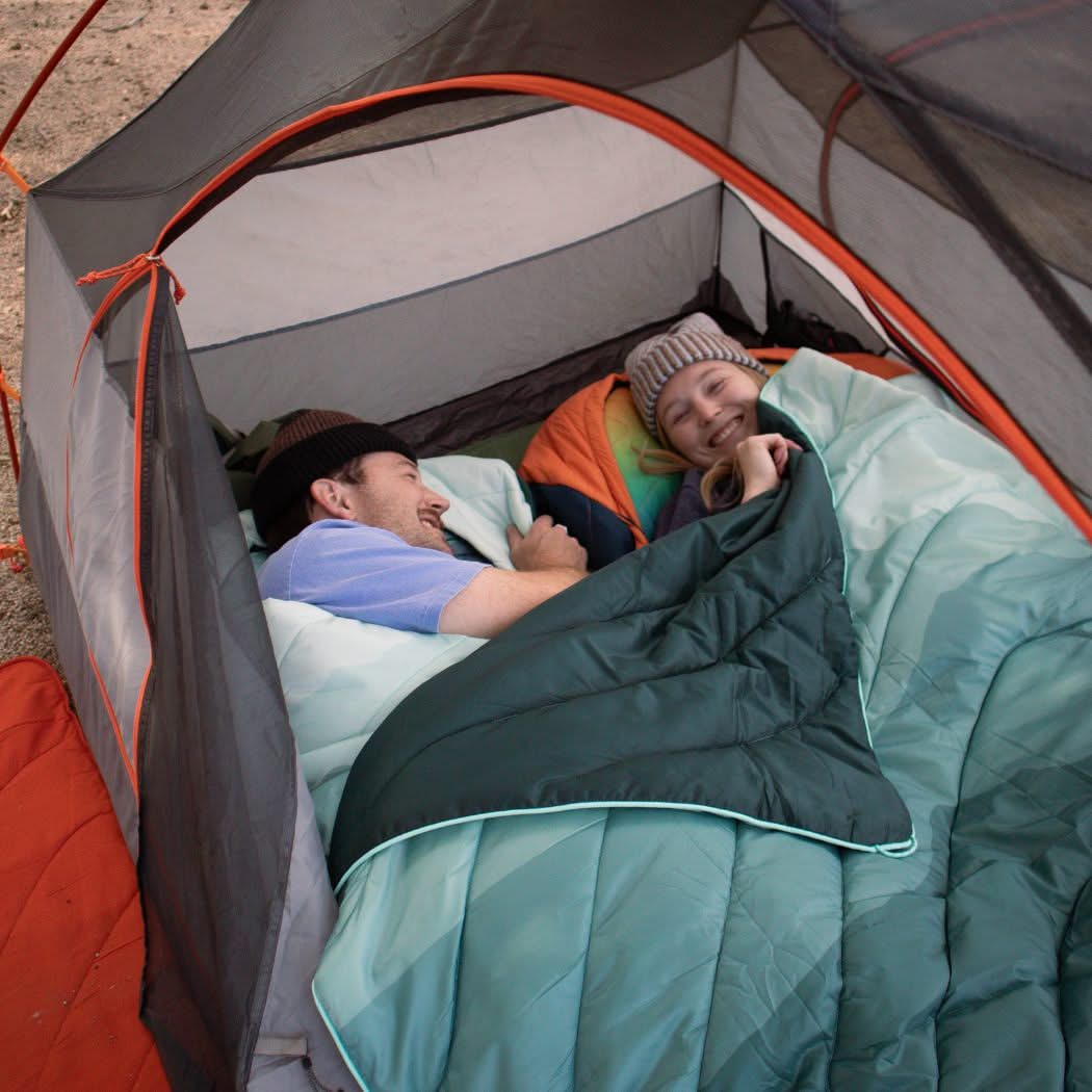 Rumpl Wrap Sack 20° Sleeping Bag - Cascade Fade The Wrap Sack 20° Sleeping Bag - Cascade Fade | Rumpl Wrap Sack