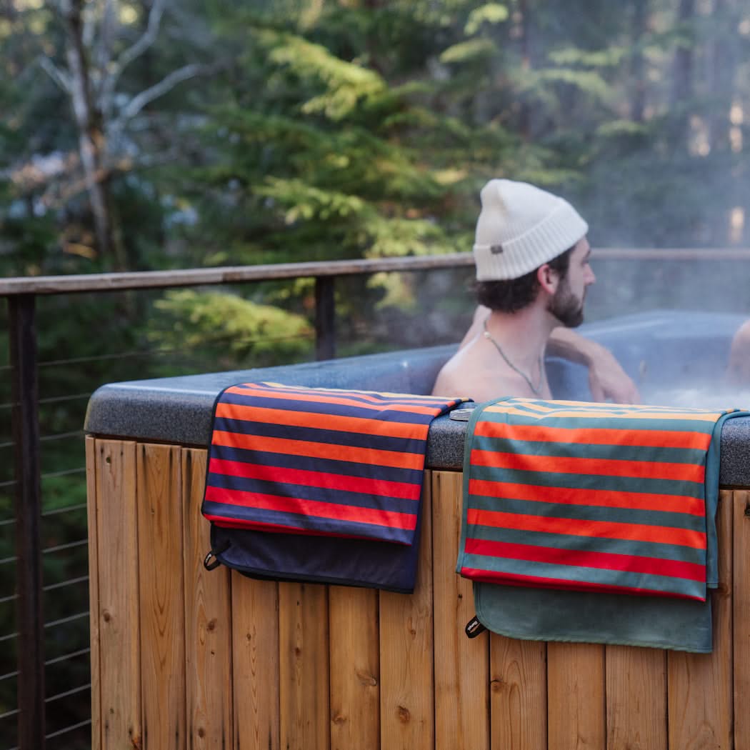 Rumpl Everywhere Towel Travel Set - Deepwater Rays Everywhere Towel