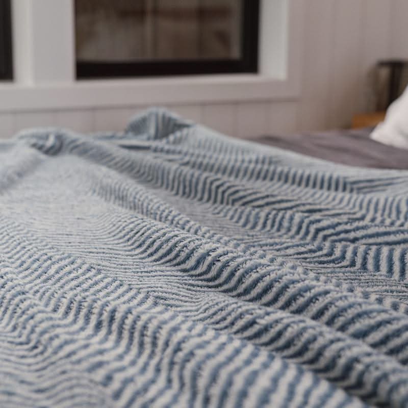 Rumpl Sherpa Fleece Blanket - Herringbone Sherpa Fleece