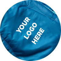 Rumpl Blanket mock-up that says "Your Logo Here"