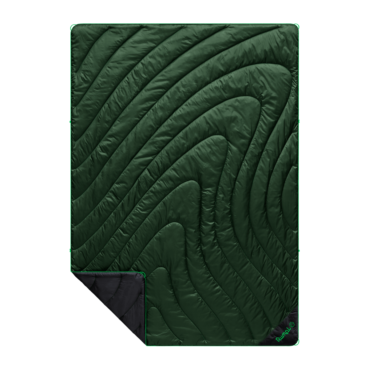 Rumpl Original Puffy Blanket - Mountain Green