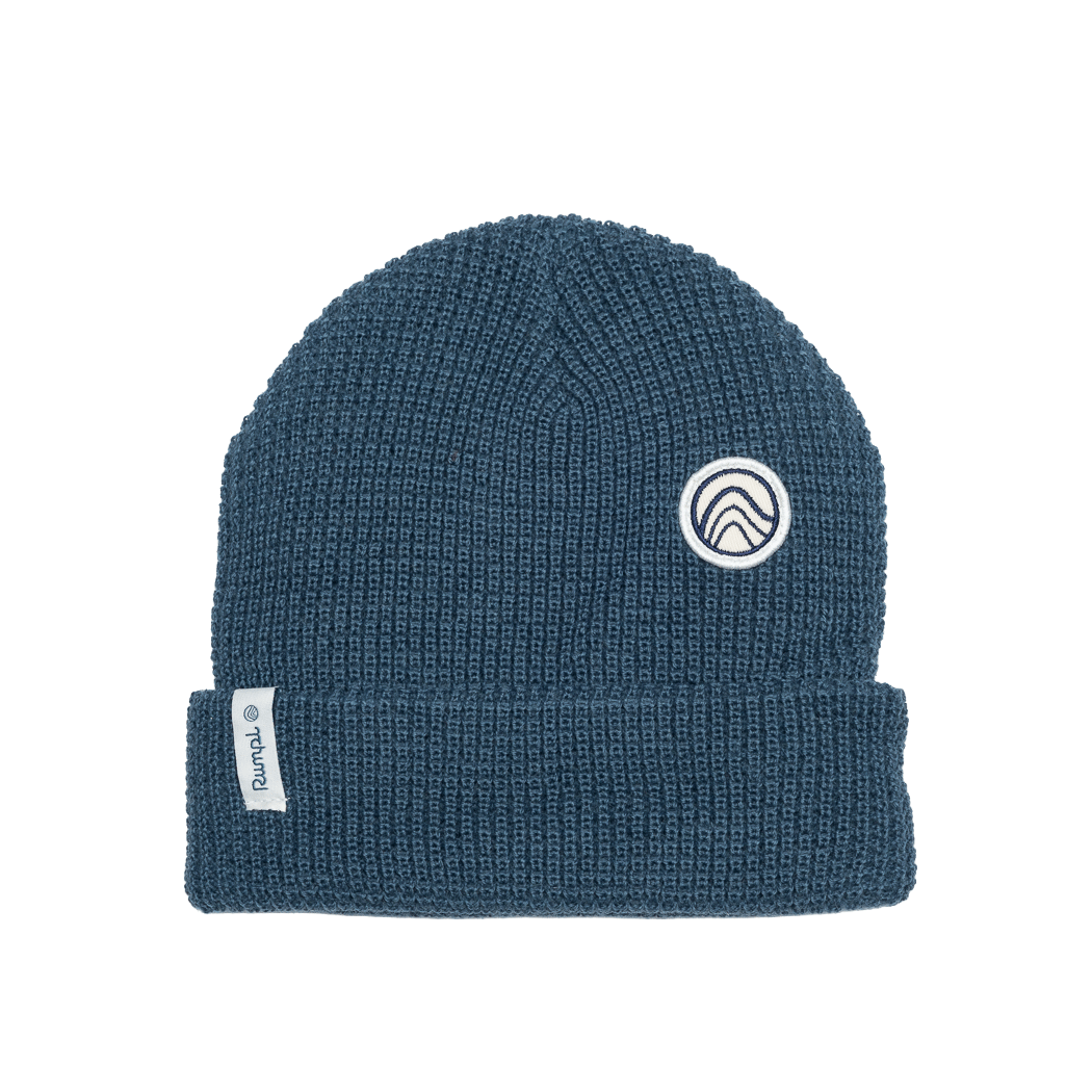 Rumpl Trademark Waffle Beanie Trademark Waffle Beanie - Deepwater | Rumpl Blankets for Everywhere Apparel