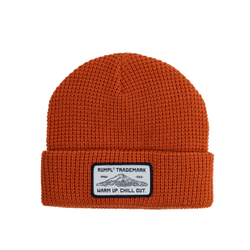 Rumpl Waffle Beanie - Trademark/Burnt Orange Trademark Waffle Beanie - Ember Orange | Rumpl Blankets for Everywhere Apparel