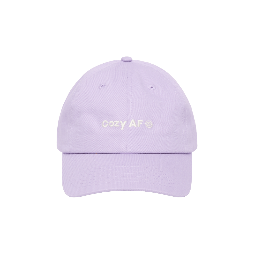 6 Panel Hat - Lavender Cozy AF