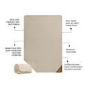Rumpl Après Fleece Blanket - Natural Cream Après Fleece Blanket - Natural Cream | Rumpl Blankets For Everywhere Après Fleece
