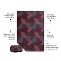 Rumpl Après Fleece Blanket - Puzzled Fig Après Fleece Blanket - Puzzled Fig | Rumpl Blankets For Everywhere Après Fleece