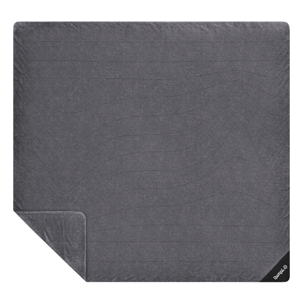 Rumpl Après Fleece 2 Person Blanket - Charcoal Grey Après Fleece 2 Person Blanket - Charcoal Grey | Rumpl Blankets For Everywhere Après Fleece