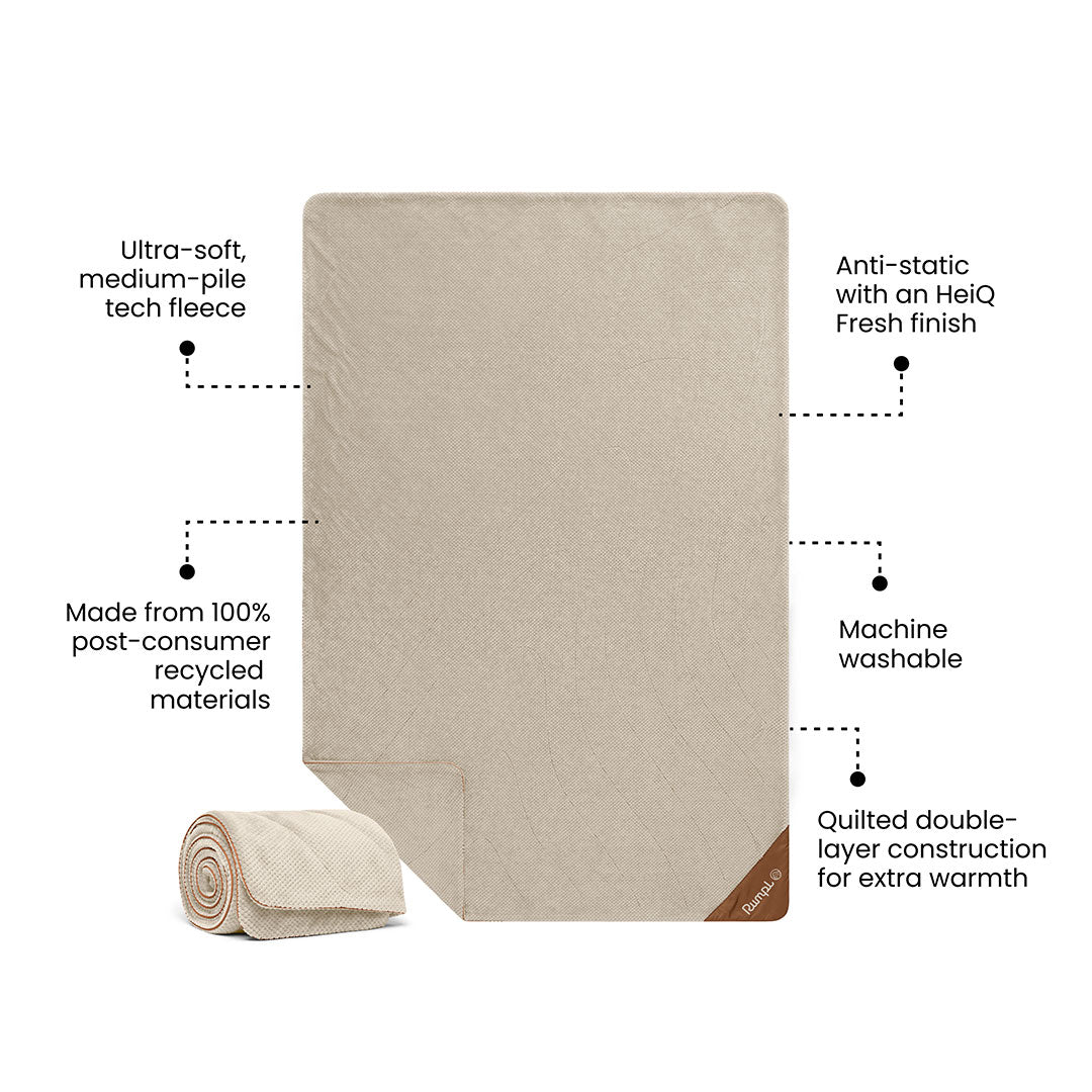 Rumpl Après Fleece 2 Person Blanket - Natural Cream Après Fleece 2 Person Blanket - Natural Cream | Rumpl Blankets For Everywhere Après Fleece