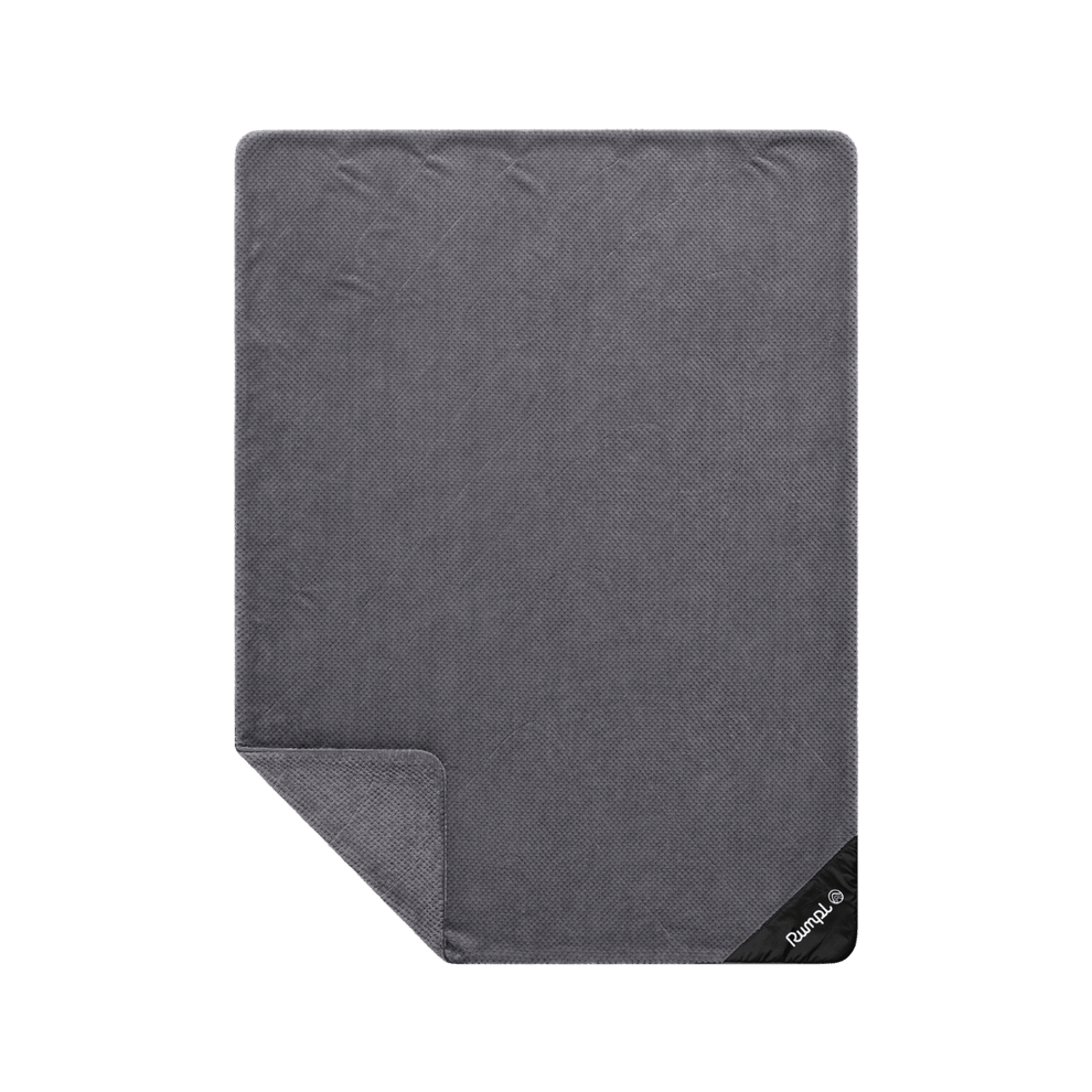 Rumpl Après Fleece Throw Blanket - Charcoal Grey Après Fleece Throw Blanket - Charcoal Grey | Rumpl Blankets For Everywhere Après Fleece