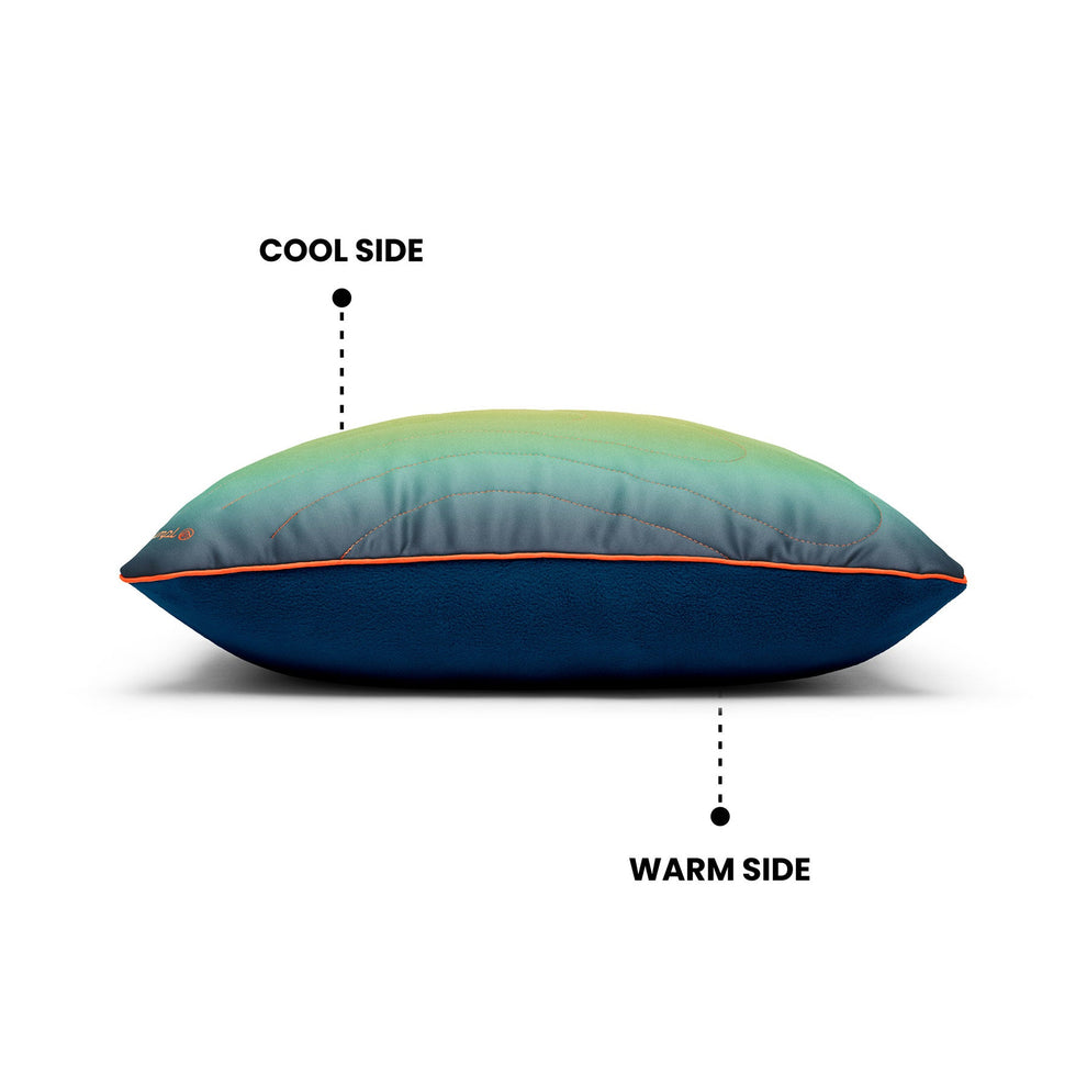 Rumpl The Camp Pillow - Baja Fade The Adjustable Camp Pillow | Rumpl Blankets & Gear Camp Pillow