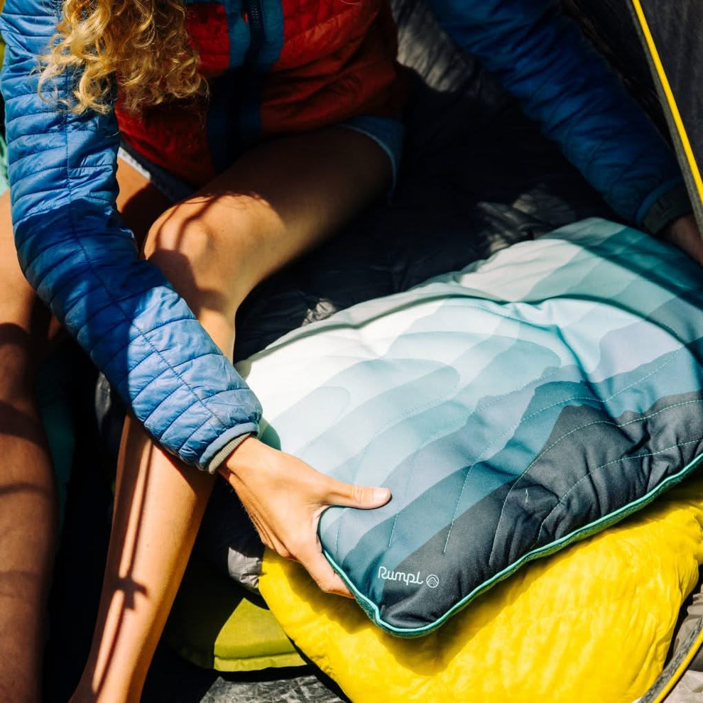 Rumpl The Camp Pillow - Cascade Fade Camp Pillow