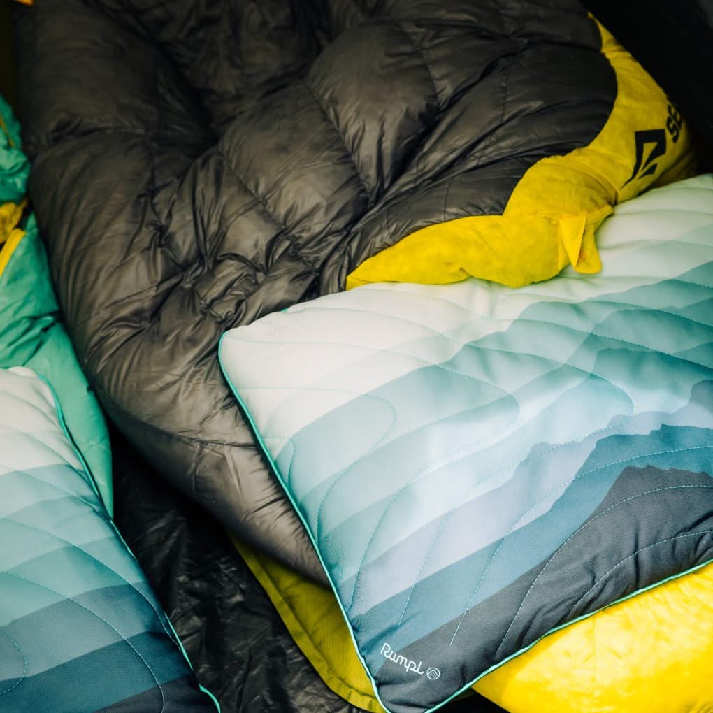 Camp Pillow Cascade Fade Rumpl Blankets & Gear