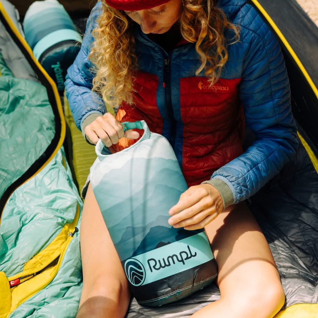 Camp Pillow Cascade Fade Rumpl Blankets & Gear