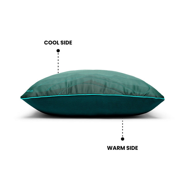 Rumpl The Camp Pillow - Cascade Fade The Adjustable Camp Pillow | Rumpl Blankets & Gear Camp Pillow