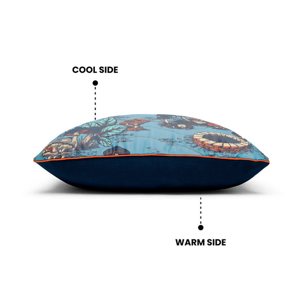 Rumpl The Camp Pillow - Magic Mushrooms The Camp Pillow - Magic Mushrooms | Rumpl Blankets For Everywhere Camp Pillow