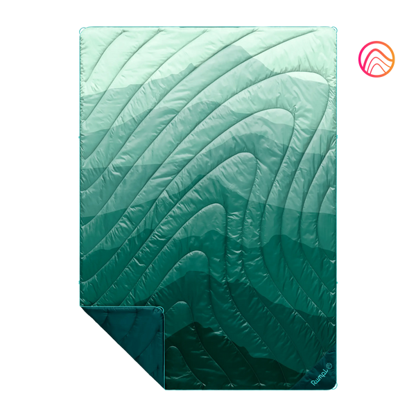 Rumpl Original Puffy Blanket - Cascade Fade - Custom Original Puffy Blanket - Cascade Fade | Rumpl Blankets For Everywhere Custom Blanket