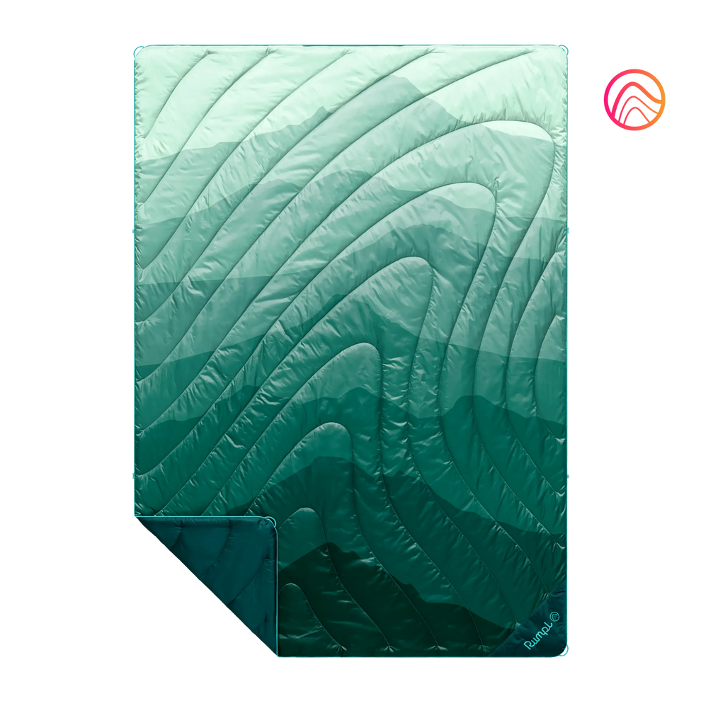 Rumpl Original Puffy Blanket - Cascade Fade - Custom Original Puffy Blanket - Cascade Fade | Rumpl Blankets For Everywhere Custom Blanket
