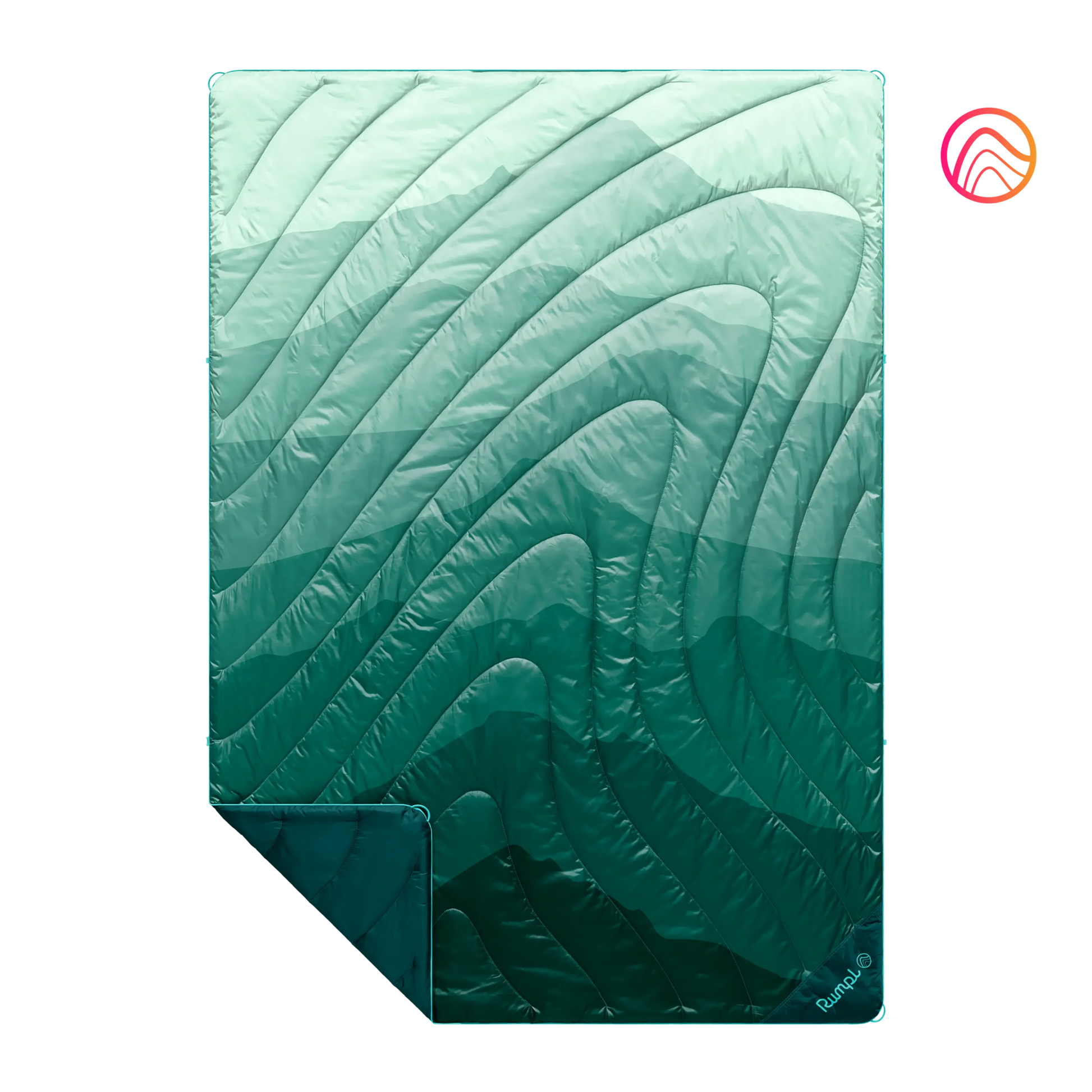 Rumpl Original Puffy Blanket - Cascade Fade - Custom Original Puffy Blanket - Cascade Fade | Rumpl Blankets For Everywhere Custom Blanket
