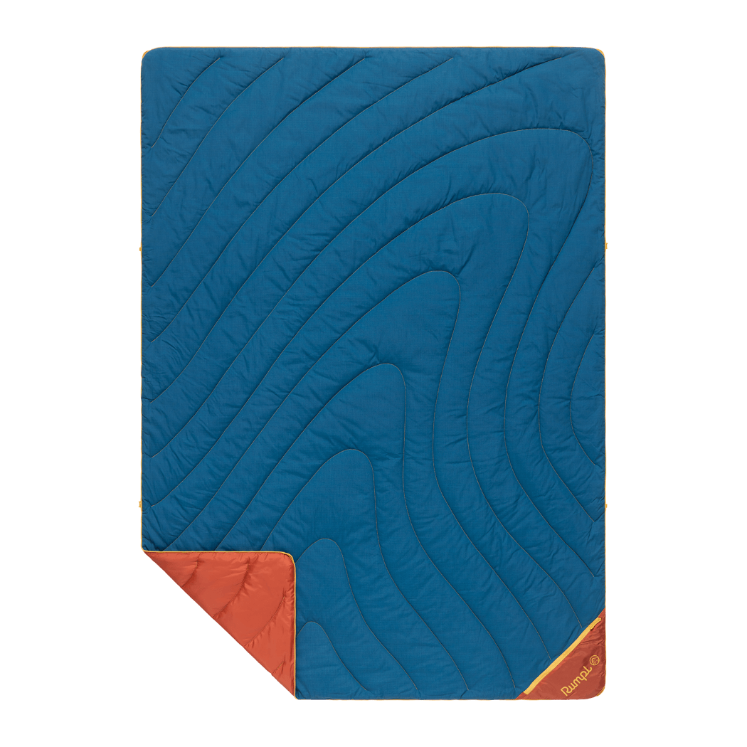 Flame Puffy Blanket Deep Ember
