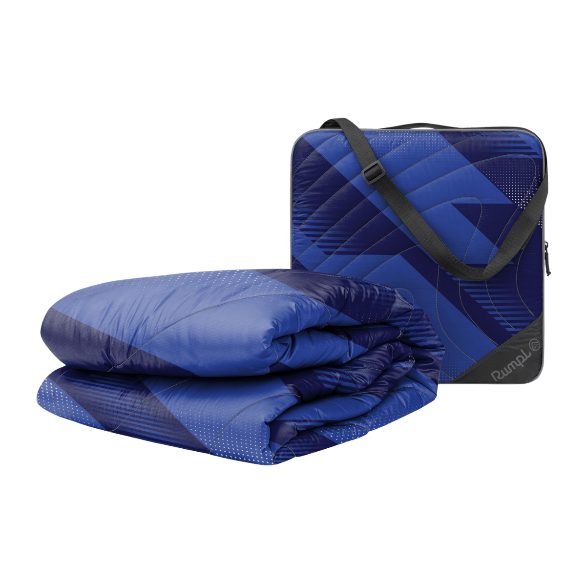 Rumpl Gametime Puffy Blanket - Blue / Blue Gametime Puffy Blanket - Blue / Blue | Rumpl Blankets For Everywhere Gametime Puffy