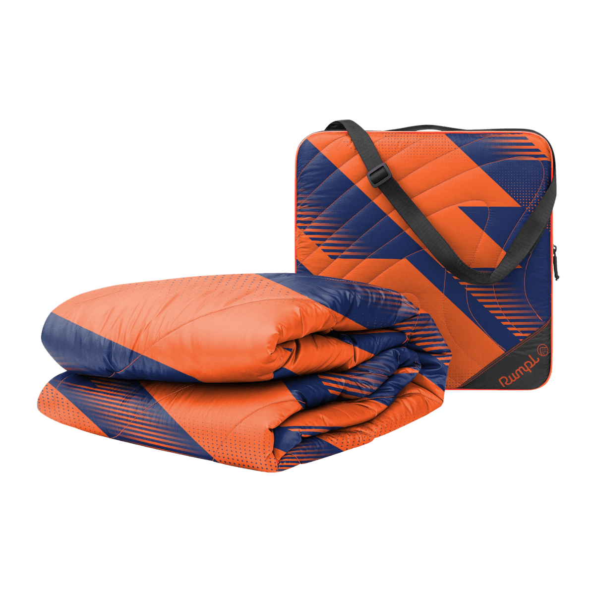 Rumpl Gametime Puffy Blanket - Blue / Orange Gametime Puffy Blanket - Blue / Orange | Rumpl Blankets For Everywhere Gametime Puffy