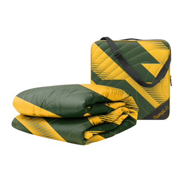 Rumpl Gametime Puffy Blanket - Green / Yellow Gametime Puffy Blanket - Green / Yellow | Rumpl Blankets For Everywhere Gametime Puffy