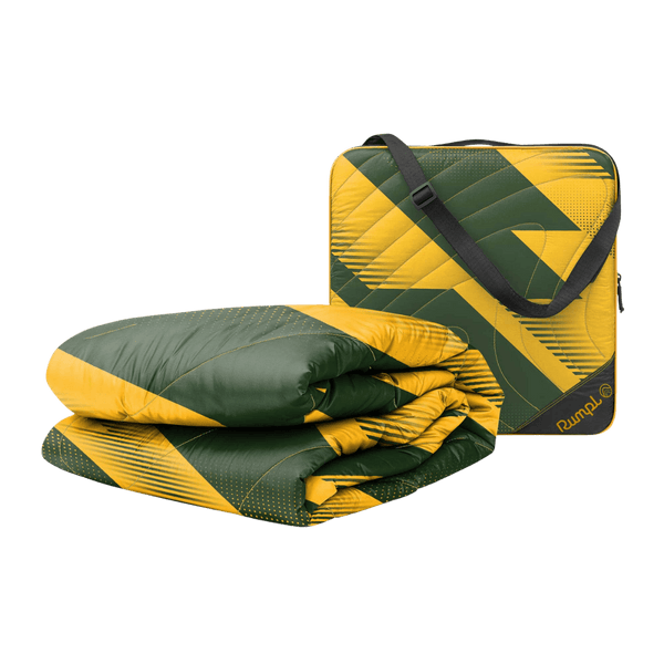 Rumpl Gametime Puffy Blanket - Green / Yellow Gametime Puffy Blanket - Green / Yellow | Rumpl Blankets For Everywhere Gametime Puffy