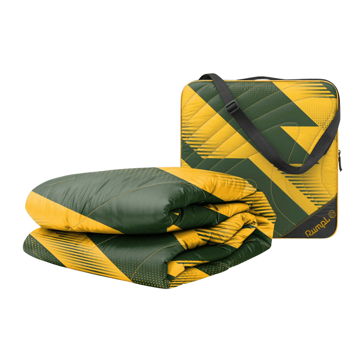 Rumpl Gametime Puffy Blanket - Green / Yellow Gametime Puffy Blanket - Green / Yellow | Rumpl Blankets For Everywhere Gametime Puffy