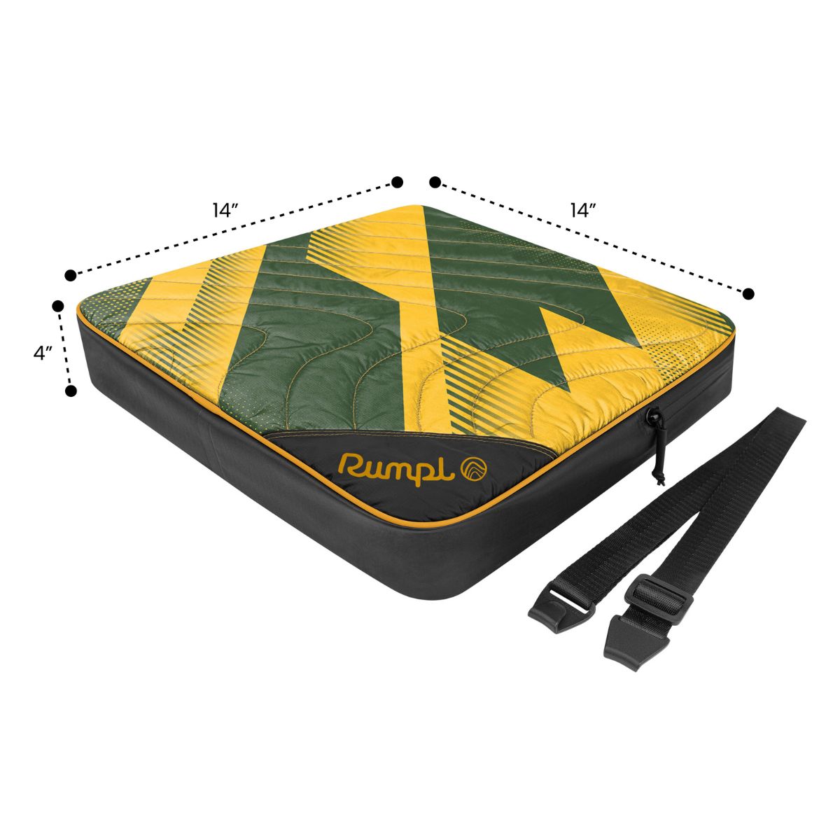 Rumpl Gametime Puffy Blanket - Green / Yellow Gametime Puffy Blanket - Green / Yellow | Rumpl Blankets For Everywhere Gametime Puffy