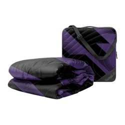 Gametime Puffy Blanket - Purple / Black