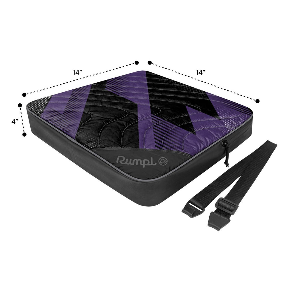 Rumpl Gametime Puffy Blanket - Purple / Black Gametime Puffy Blanket - Purple / Black | Rumpl Blankets For Everywhere Gametime Puffy