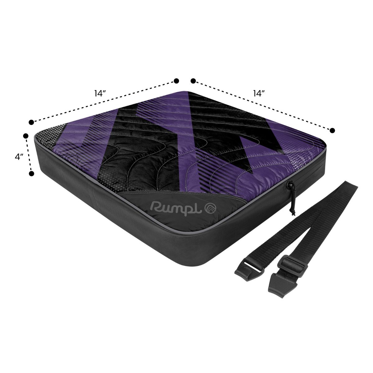 Rumpl Gametime Puffy Blanket - Purple / Black Gametime Puffy Blanket - Purple / Black | Rumpl Blankets For Everywhere Gametime Puffy